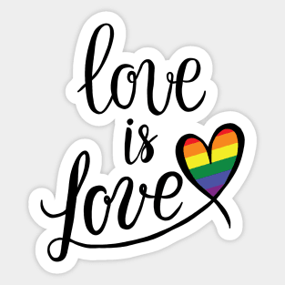 LGBT - Love is Love Sticker